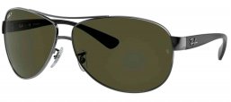 Gafas de Sol - Ray-Ban - RB3386 - 004/9A GUNMETAL // GREEN POLARIZED
