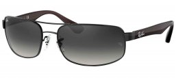 Gafas de Sol - Ray-Ban - RB3445 - 006/11 MATTE BLACK // GREY GRADIENT