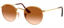 Gafas de Sol - Ray-Ban - RB3447 ROUND METAL - 001/51 GOLD // BROWN GRADIENT