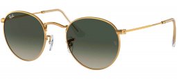 Gafas de Sol - Ray-Ban - RB3447 ROUND METAL - 001/71 GOLD // GREY GRADIENT