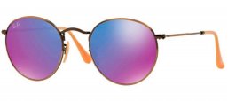 Gafas de Sol - Ray-Ban - RB3447 ROUND METAL - 167/4K DEMIGLOS BRUSCHED BRONZE // LILLAC MIRROR