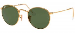 Gafas de Sol - Ray-Ban - RB3447N ROUND METAL - 001 ARISTA // CRYSTAL GREEN
