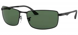 Gafas de Sol - Ray-Ban - RB3498 - 002/71 BLACK // GREEN