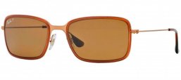 Gafas de Sol - Ray-Ban - RB3514M - 149/83 SANDBLAST GOLD // BROWN POLARIZED