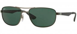 Gafas de Sol - Ray-Ban - RB3528 - 029/71 MATTE GUNMETAL // DARK GREEN