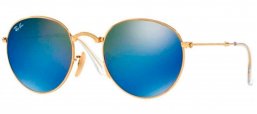 Gafas de Sol - Ray-Ban - RB3532 FOLDING - 001/68 GOLD // GREEN MIRROR BLUE