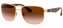 Gafas de Sol - Ray-Ban - RB3533 - 001/13 GOLD // BROWN GRADIENT