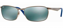 Gafas de Sol - Ray-Ban - RB3534 ACTIVE LIFESTYLE - 029/40 MATTE GUNMETAL // GREEN MIRROR SILVER