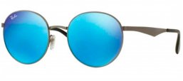 Gafas de Sol - Ray-Ban - RB3537 - 004/55 GUNMETAL // GREEN MIRROR BLUE