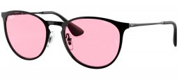 Gafas de Sol - Ray-Ban - RB3539 ERIKA METAL - 002/Q3 BLACK // EVOLVE PHOTOCROMIC PINK TO BLUE