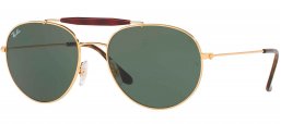Gafas de Sol - Ray-Ban - RB3540 - 001 GOLD // GREEN