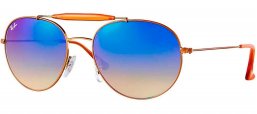 Gafas de Sol - Ray-Ban - RB3540 - 198/8B SHINY BRONZE // BLUE FLASH GRADIENT