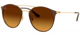 Gafas de Sol - Ray-Ban - RB3546 - 900985 GOLD TOP BROWN // BROWN GRADIENT