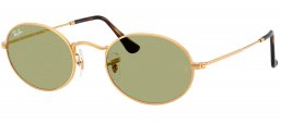 Gafas de Sol - Ray-Ban - RB3547 OVAL - 001/4E GOLD // BOTTLE GREEN