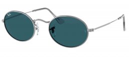 Gafas de Sol - Ray-Ban - RB3547 OVAL - 003/R5 SILVER // BLUE