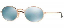 Gafas de Sol - Ray-Ban - RB3547N OVAL - 001/30 GOLD // GREY FLASH