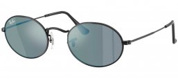 Gafas de Sol - Ray-Ban - RB3547N OVAL - 002/8O BLACK // BLUE MIRROR