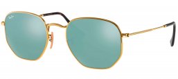 Gafas de Sol - Ray-Ban - RB3548N HEXAGONAL - 001/30 GOLD // GREY FLASH