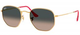 Gafas de Sol - Ray-Ban - RB3548N HEXAGONAL - 001/71 ARISTA GOLD // GREY GRADIENT