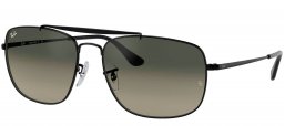 Gafas de Sol - Ray-Ban - RB3560 THE COLONEL - 002/71 BLACK // LIGHT GREY GRADIENT DARK GREY