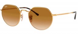 Gafas de Sol - Ray-Ban - RB3565 JACK - 001/51 ARISTA // CLEAR GRADIENT BROWN