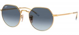Gafas de Sol - Ray-Ban - RB3565 JACK - 001/86 ARISTA // CLEAR GRADIENT BROWN