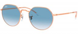 Gafas de Sol - Ray-Ban - RB3565 JACK - 92023F  ROSE GOLD // BLUE GRADIENT ANTIREFLECTION