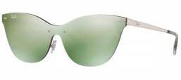 Gafas de Sol - Ray-Ban - RB3580N BLAZE CAT EYE - 042/30 SILVER // DARK GREEN MIRROR SILVER