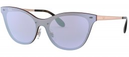 Gafas de Sol - Ray-Ban - RB3580N BLAZE CAT EYE - 90391U COOPER // DARK VIOLET MIRROR SILVER