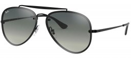 Gafas de Sol - Ray-Ban - RB3584N BLAZE AVIATOR - 153/11 DEMI GLOSS BLACK // GREY GRADIENT DARK GREY