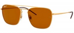 Gafas de Sol - Ray-Ban - RB3588 - 925083 GOLD // DARK BROWN POLARIZED