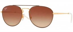 Gafas de Sol - Ray-Ban - RB3589 - 905513 GOLD TOP ON BROWN // GRADIENT BROWN