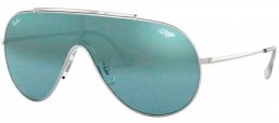 Gafas de Sol - Ray-Ban - RB3597 WINGS - 003/Y0 SILVER // LIGHT BLUE SILVER MIRROR