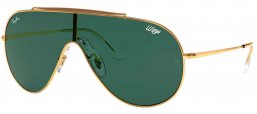Gafas de Sol - Ray-Ban - RB3597 WINGS - 905071 GOLD // DARK GREEN