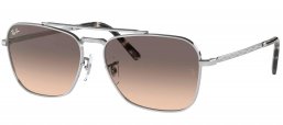 Gafas de Sol - Ray-Ban - RB3636 NEW CARAVAN - 003/32 SILVER // CLEAR GRADIENT GREY