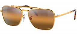 Gafas de Sol - Ray-Ban - RB3636 NEW CARAVAN - 9196G5 LEGEND GOLD // CLEAR GRADIENT DARK BROWN POLARIZED