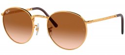Gafas de Sol - Ray-Ban - RB3637 NEW ROUND - 001/51  GOLD // GRADIENT BROWN