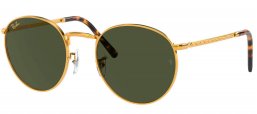 Gafas de Sol - Ray-Ban - RB3637 NEW ROUND - 919631 LEGEND GOLD // GREEN