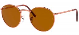 Gafas de Sol - Ray-Ban - RB3637 NEW ROUND - 920233 ROSE GOLD // BROWN