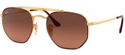 Gafas de Sol - Ray-Ban - RB3648 MARSHAL - 910443 HAVANA // BROWN GRADIENT GREY