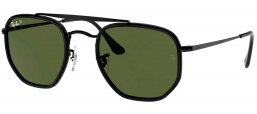 Gafas de Sol - Ray-Ban - RB3648M MARSHAL II - 002/58 BLACK // GREEN POLARIZED