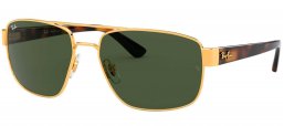 Gafas de Sol - Ray-Ban - RB3663 - 001/31 SHINY GOLD // GREEN