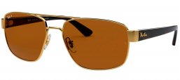 Gafas de Sol - Ray-Ban - RB3663 - 001/57 SHINY GOLD // BROWN POLARIZED