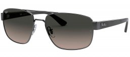 Gafas de Sol - Ray-Ban - RB3663 - 004/71 SHINY GUNMETAL // GREY GRADIENT DARK GREY