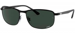 Gafas de Sol - Ray-Ban - RB3671CH - 186/K8 BLACK ON BLACK // DARK GREY POLARIZED