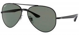 Gafas de Sol - Ray-Ban - RB3675 - 002/58 BLACK // GREEN POLARIZED
