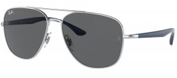 Gafas de Sol - Ray-Ban - RB3683 - 003/B1 SILVER // DARK GREY