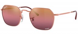 Gafas de Sol - Ray-Ban - RB3694 JIM - 9202G9 ROSE GOLD // RED GRADIENT GOLD MIRROR POLARIZED