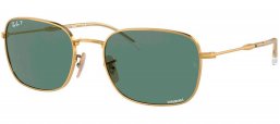 Gafas de Sol - Ray-Ban - RB3706 - 001/O9 GOLD // GREEN CHROMANCE POLARIZED
