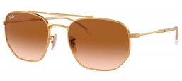 Gafas de Sol - Ray-Ban - RB3707 - 001/51 GOLD // BROWN GRADIENT